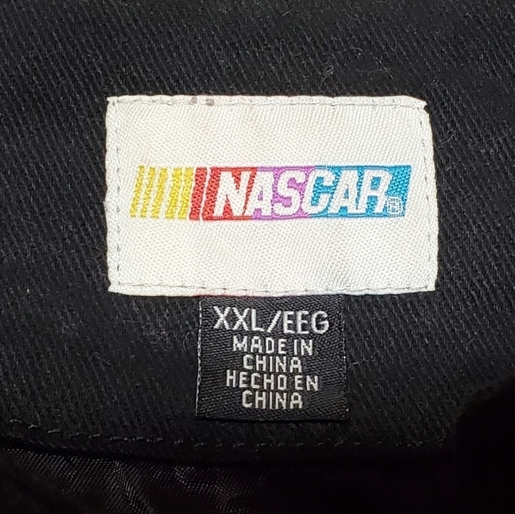 RARE Vintage Jeff Gordon Nascar Drive To End Hunger Black Red Cotton Jacket XXL - Picture 14 of 15